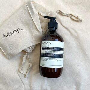 Aesop Geranium Leaf Body Balm 500 mL Brand New Comes with Linen Bag